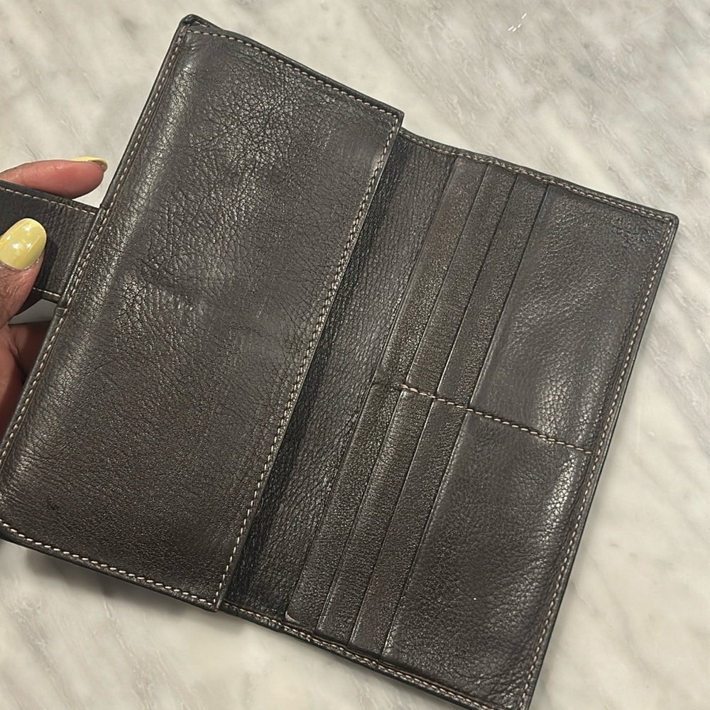 Gucci GG Canvas & Leather Continental Wallet - Picture 7 of 9
